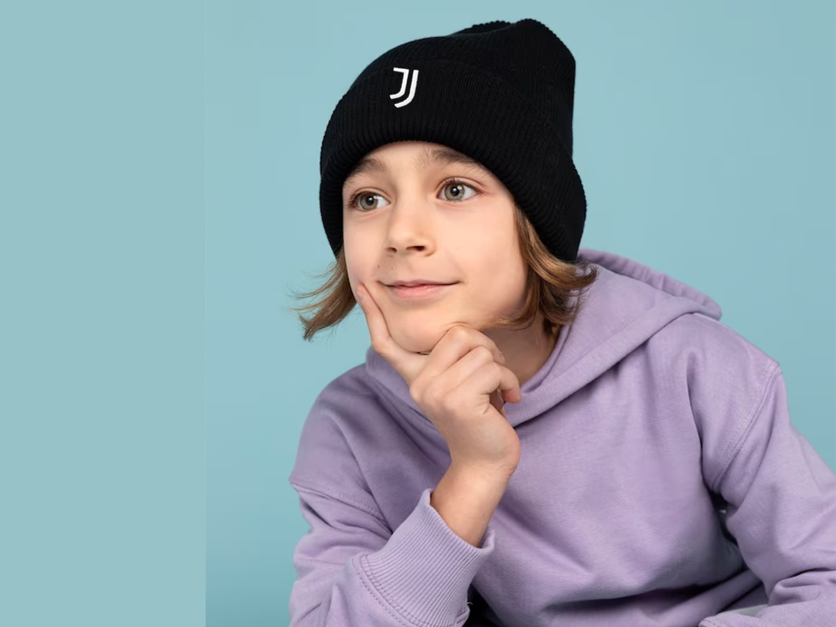 JUVE BERRETTO NERO, RAGAZZO | Ellepiu